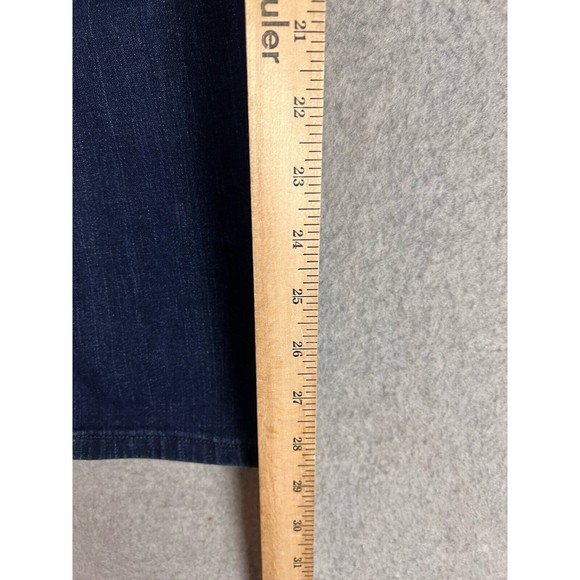 Levi's The Original Jean Mid Rise Skinny Denim Women's  12 M Blue Flap Pockets - Picture 10 of 11